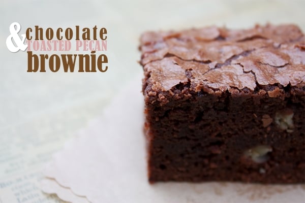 Chocolate And Toasted Pecan Brownie