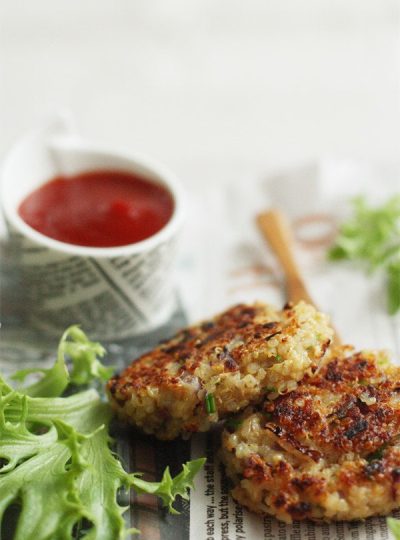 Garlic And Thyme Quinoa Patties