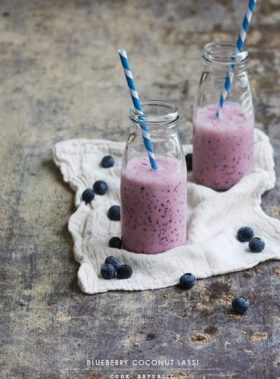 Blueberry Coconut Lassi