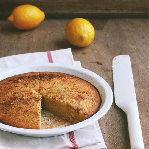 Brown Butter Lemon Friand Cake - Cook Republic