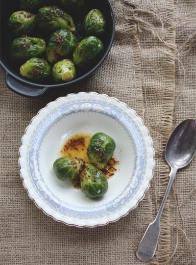 Sexy Brussels Sprouts In French Mustard Butter