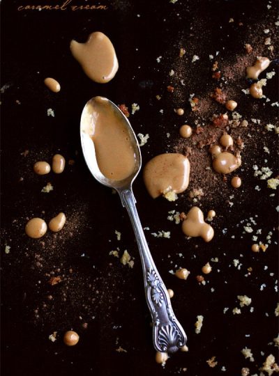 Butterscotch Cake With Caramel Cream