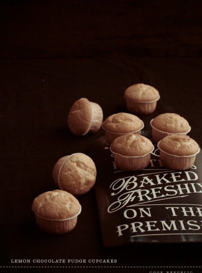 Lemon Chocolate Fudge Cupcakes And Seven Years Of Blogging