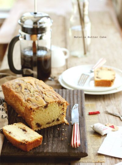 Nutella Butter Cake