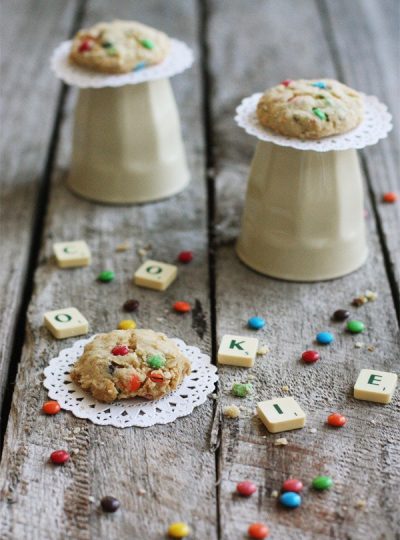 Quinoa And M&M Cookie Dough + Quinoa Cookies
