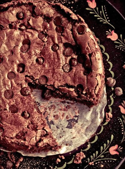 Sticky Dark Chocolate Cake