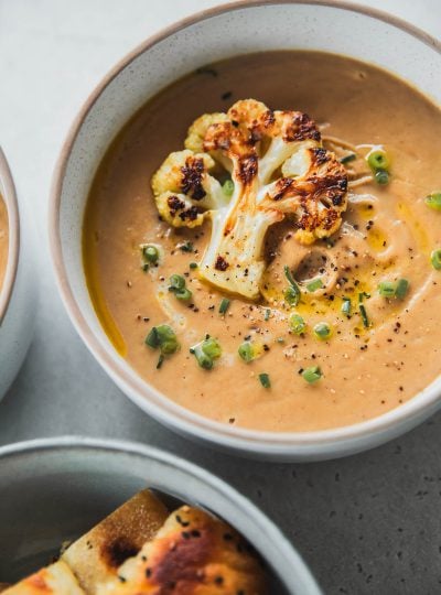 Roasted Cauliflower Soup