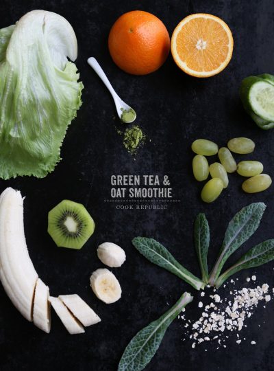 Green Tea And Oat Smoothie