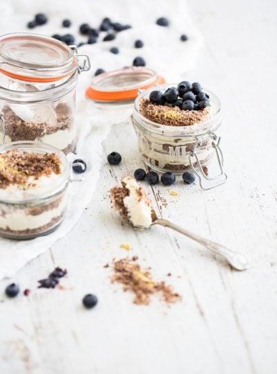 Lemon Chocolate Cheesecake Pots And How To Make Lemon Peel Powder
