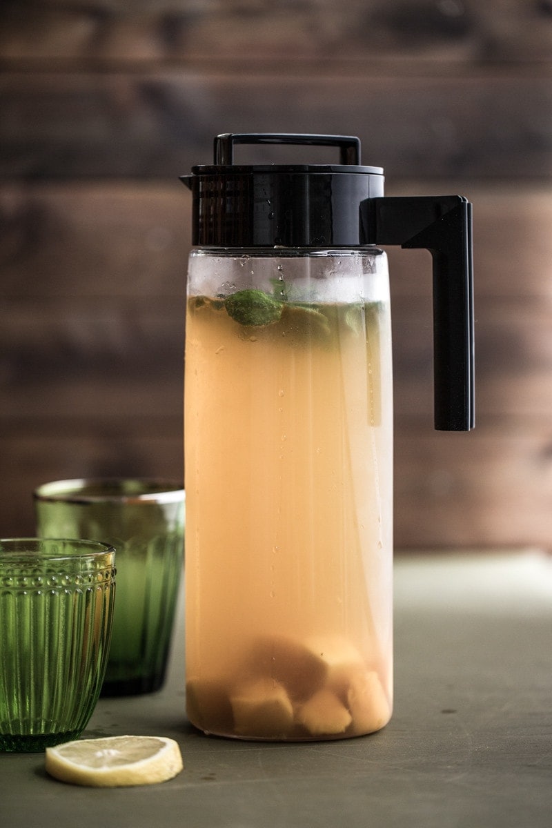 Homemade Iced Green Tea With Mango Cook Republic