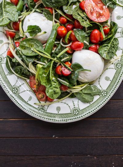 Late Summer Mozzarella Zucchini Salad And Postcards From The Cook Republic Food Writing And Photography Workshop