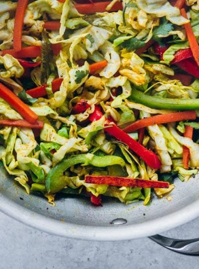 Gujarati Sambharo (Spiced Indian Cabbage Stir-Fry)