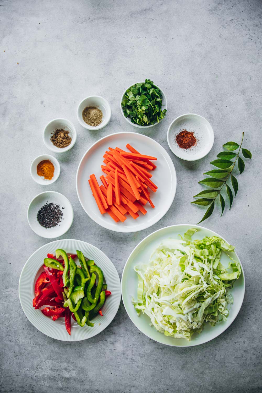 Gujarati Sambharo - Indian Spiced Cabbage StirFry / Cook Republic