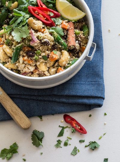 Cauliflower Rice Biryani Salad