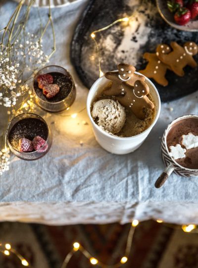 Gingerbread Tiramisu Ice Cream, Amaretti Mocha Mousse, Hot Cardamom Cacao - 20 Minute Christmas Desserts With Nespresso