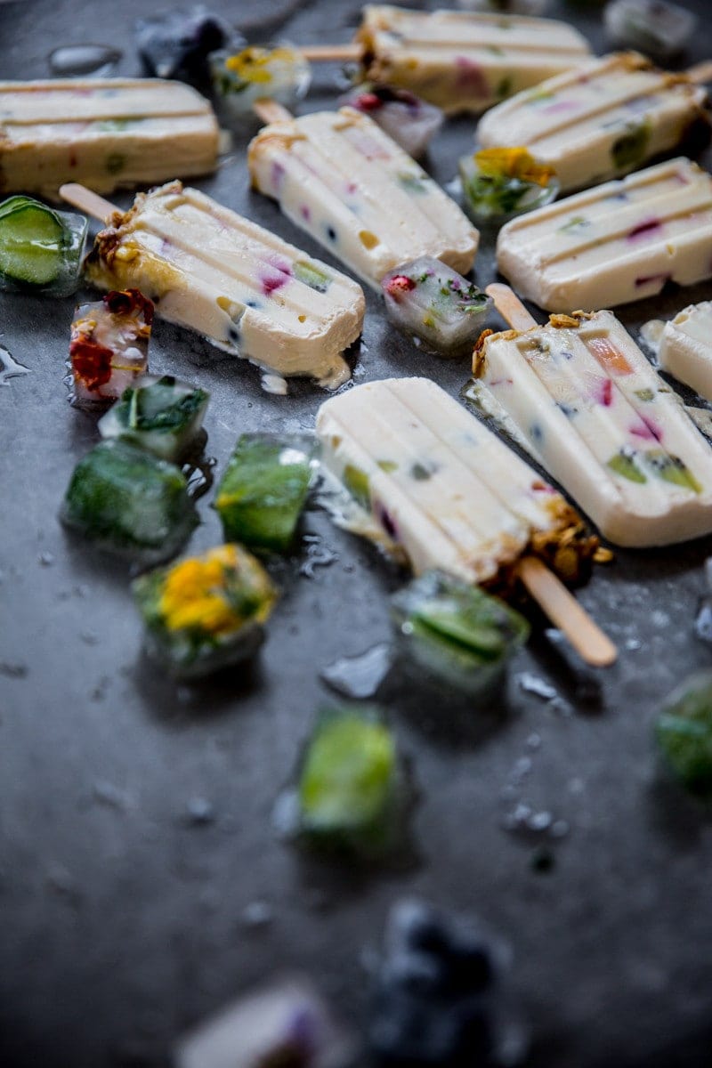 Yoghurt Granola And Honey Popsicles - Cook Republic