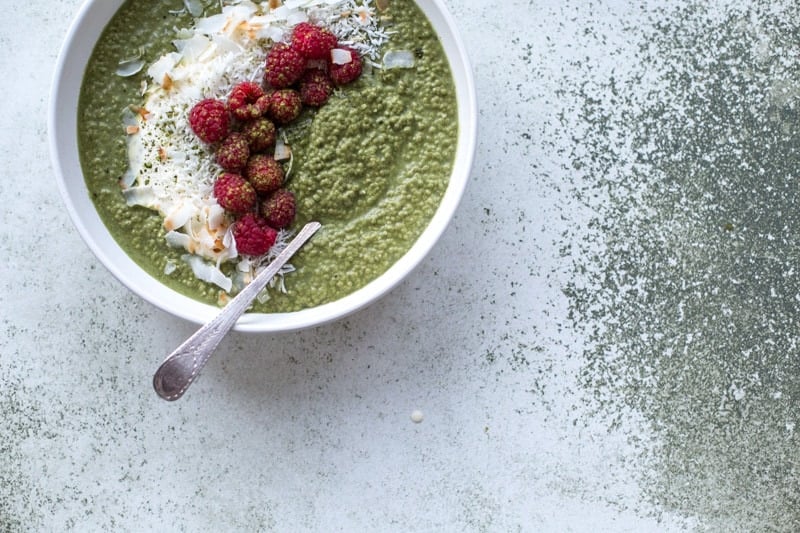 Matcha Coconut And Chia Pudding