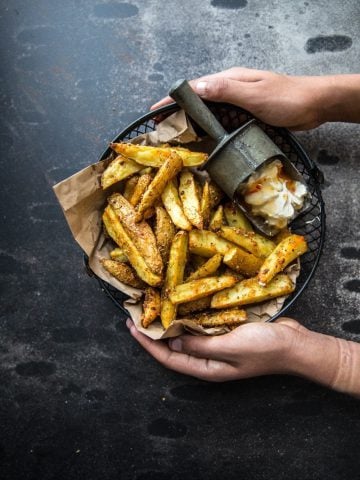 Crunchy Oven Baked Potato Chips - Cook Republic