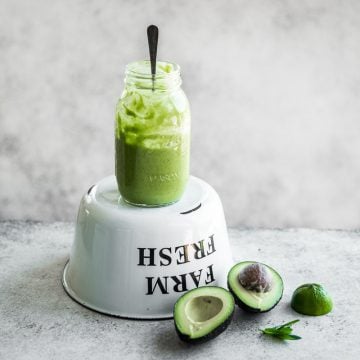 Avocado Watercress And Lime Smoothie - Cook Republic #vegan #glutenfree #greensmoothie