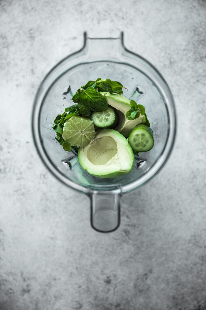 Avocado Watercress And Lime Smoothie - Cook Republic #vegan #glutenfree #greensmoothie