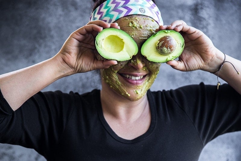 Avocado Matcha And Egg Face Mask