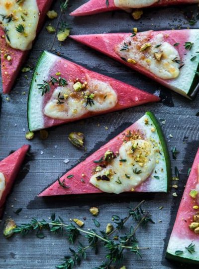 Watermelon Grilled Cheese Pizza
