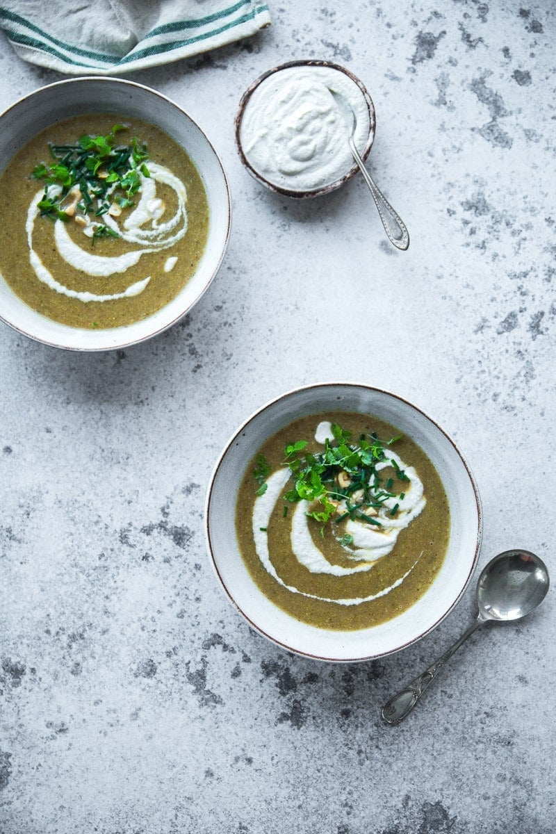 Vegan Broccoli Soup With Cashew Cream - Cook Republic