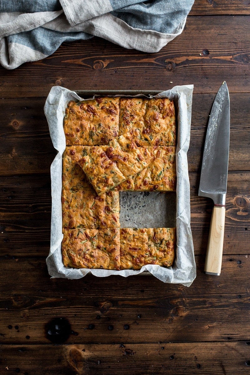 Zucchini And Sweet Potato Slice - Cook Republic