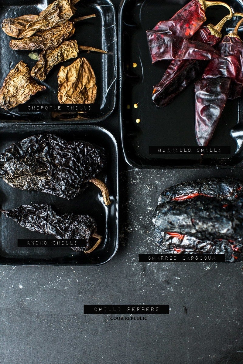 Dried Chile Peppers - photo and styling, Sneh Roy