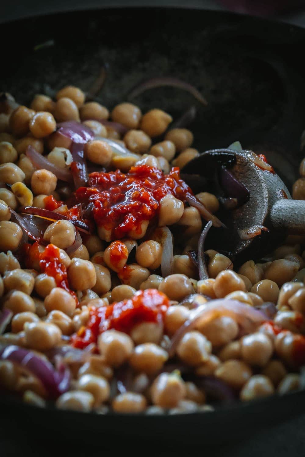 Roasted Sweet Potato Salad With Harissa Chickpeas - Cook Republic