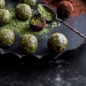 Pistachio Matcha Snack Balls - Cook Republic