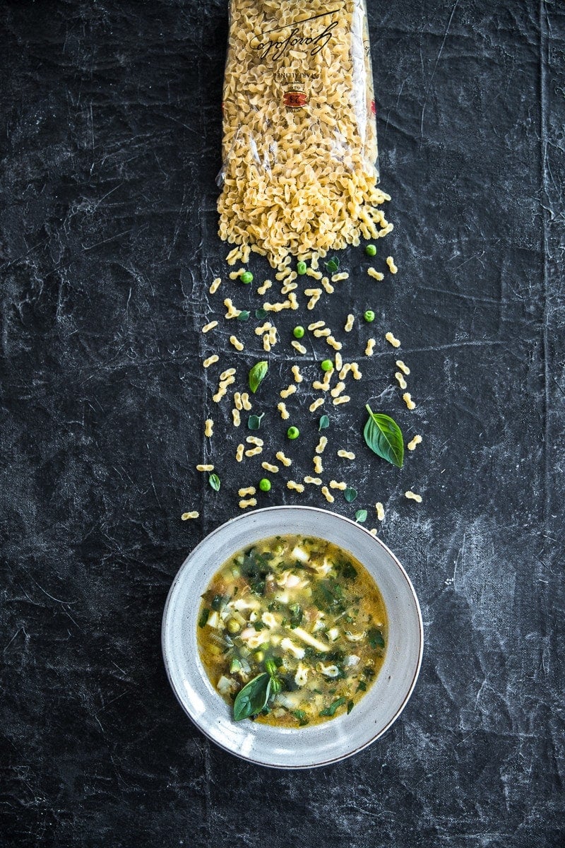 Green Minestrone Soup - Cook Republic #vegan #dinnerideas #pasta