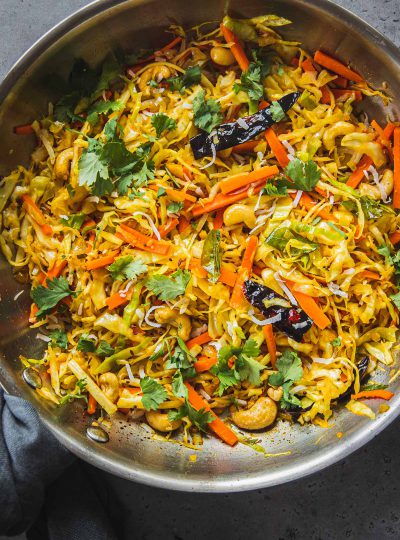 Cabbage Thoran (South Indian Cabbage Curry)