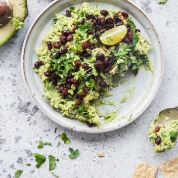 Guacamole With Smoky Black Beans - Cook Republic #vegan #glutenfree