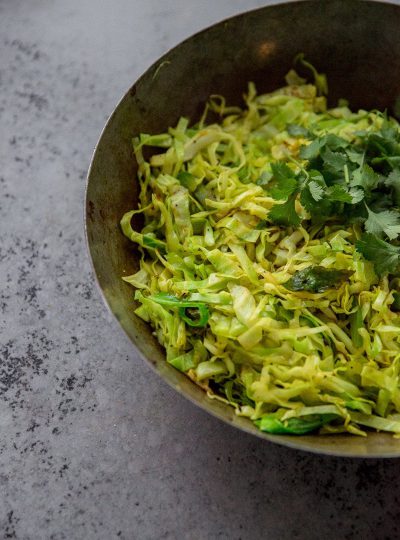 5 Minute Keralan Cabbage Stir Fry