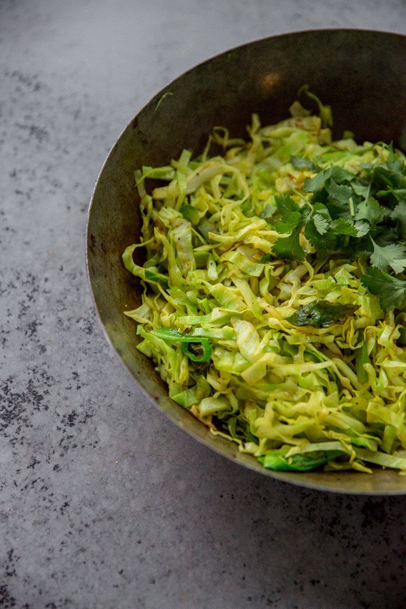 Keralan Cabbage Stir Fry - Cook Republic #vegan #glutenfree