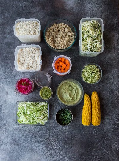 Basic Meal Prep For Daily Vegetarian Lunches + Recipes