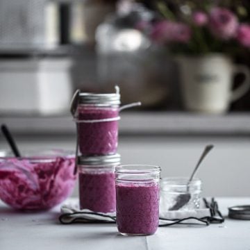 Blackberry Overnight Oats - Cook Republic