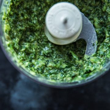 Fresh Green Salsa Verde - Cook Republic #vegan #glutenfree #recipe #foodphotography #healthy