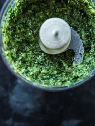 Fresh Green Salsa Verde - Cook Republic #vegan #glutenfree #recipe #foodphotography #healthy