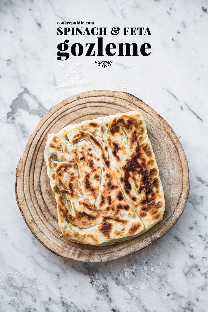 Spinach And Feta Gozleme - Cook Republic 