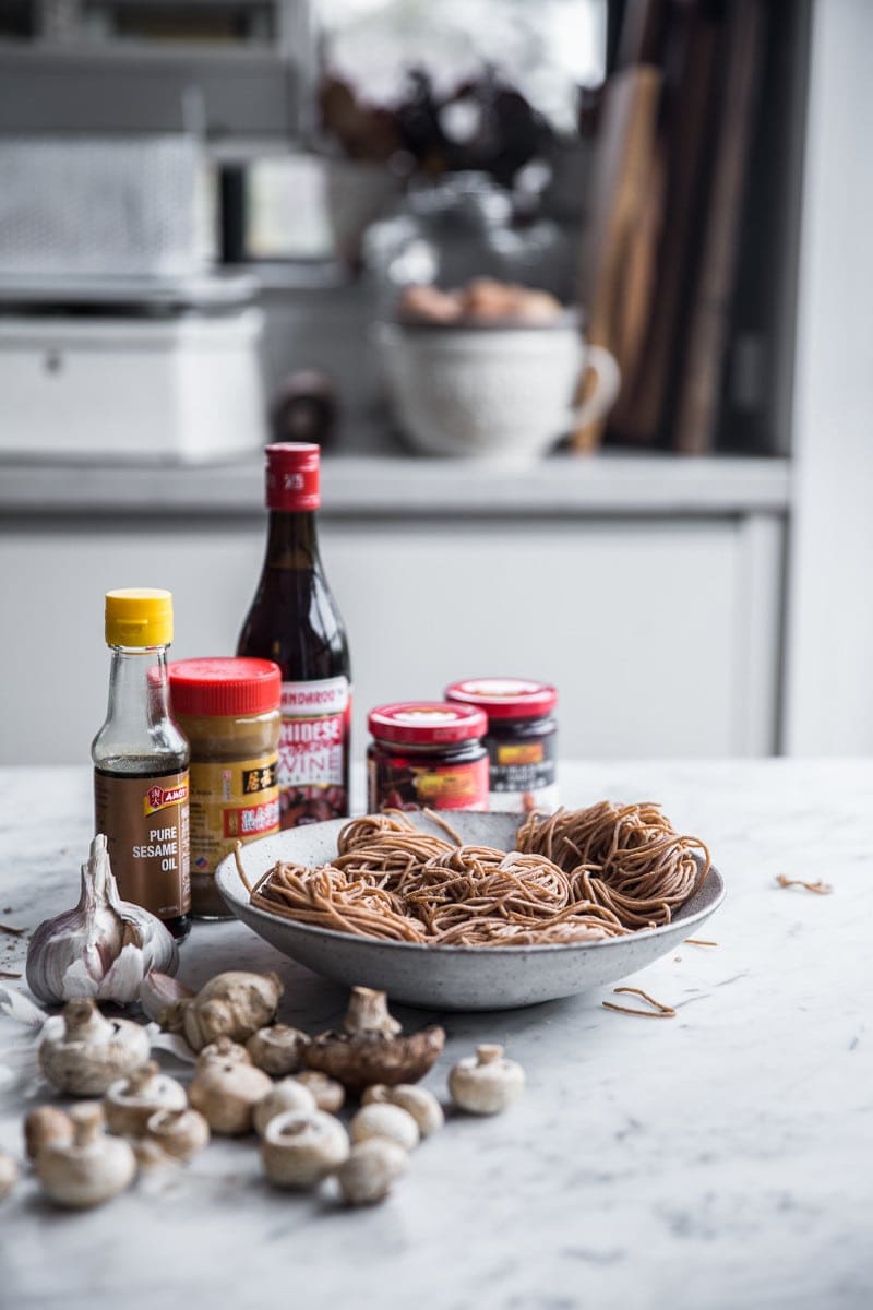 Hot Mushroom Dan Dan Noodles + Philips Pasta And Noodle Maker