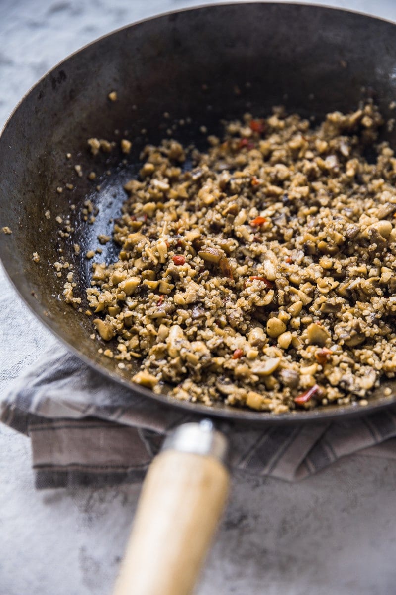 Vegan Quinoa And Mushroom San Choy Bow - Cook Republic