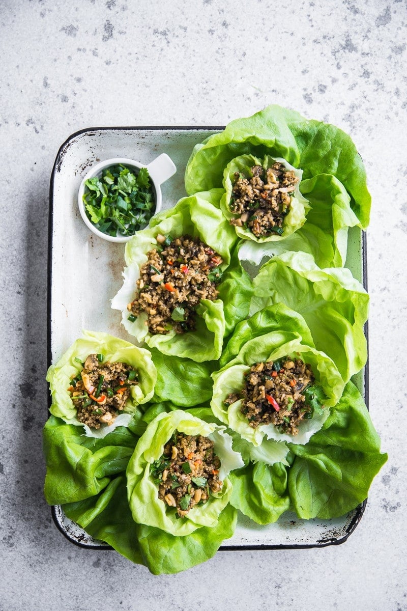 Vegan Quinoa And Mushroom San Choy Bow - Cook Republic