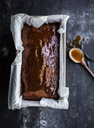 Better-For-You Sticky Date Pudding With Toffee Sauce