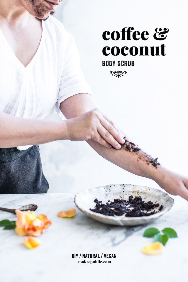 Coffee Body Scrub Recipe with Coconut Oil