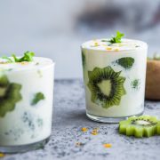 Kiwifruit Mint And Cardamom Lassi - Cook Republic