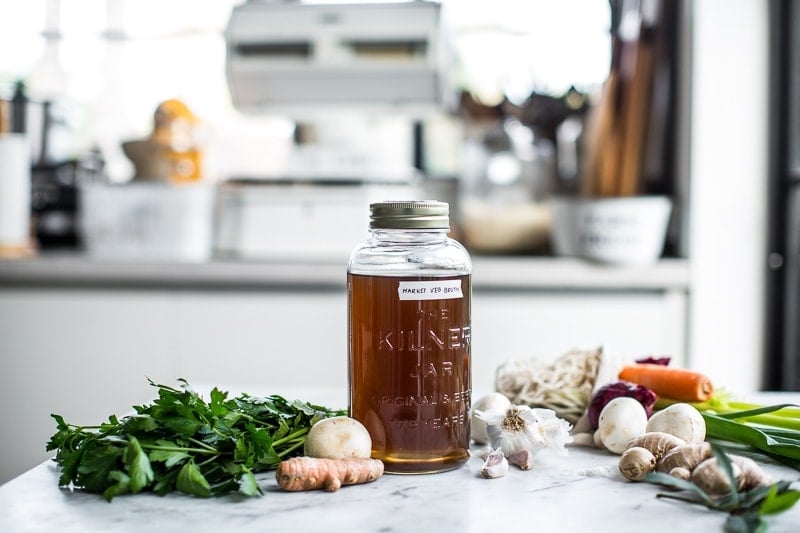 Market Veggie Broth - Cook Republic #glutenfree #vegan 