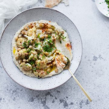 Roasted Cauliflower Hummus - Cook Republic