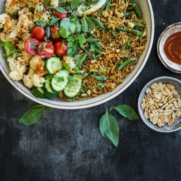 Roasted Cauliflower Nasi Goreng - Cook Republic #glutenfree #vegetarian